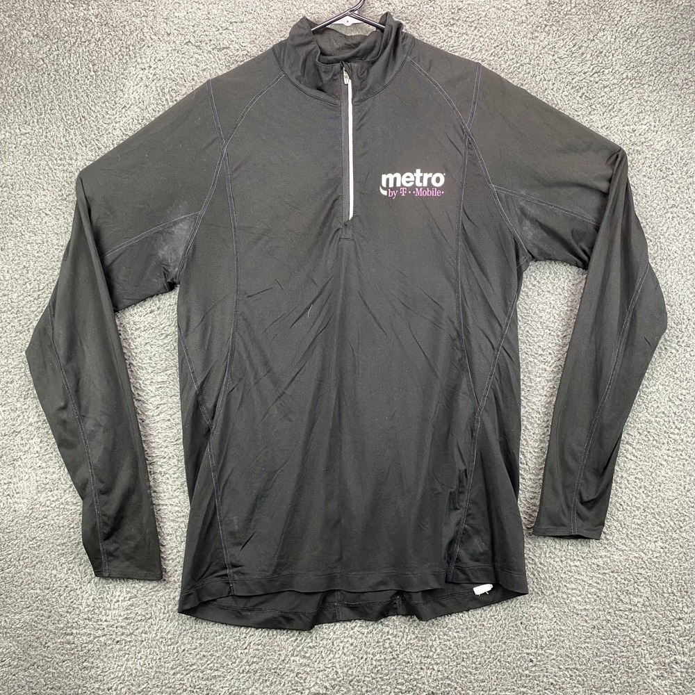 Metro‎ by T Mobile Pullover Activewear Top Long Sleeve Running Shirt Medium